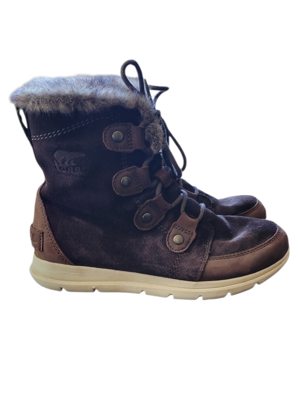 SOREL Explorer Joan Suede Boots 8